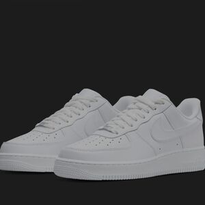 White Nike Air Force 1 Sneakers